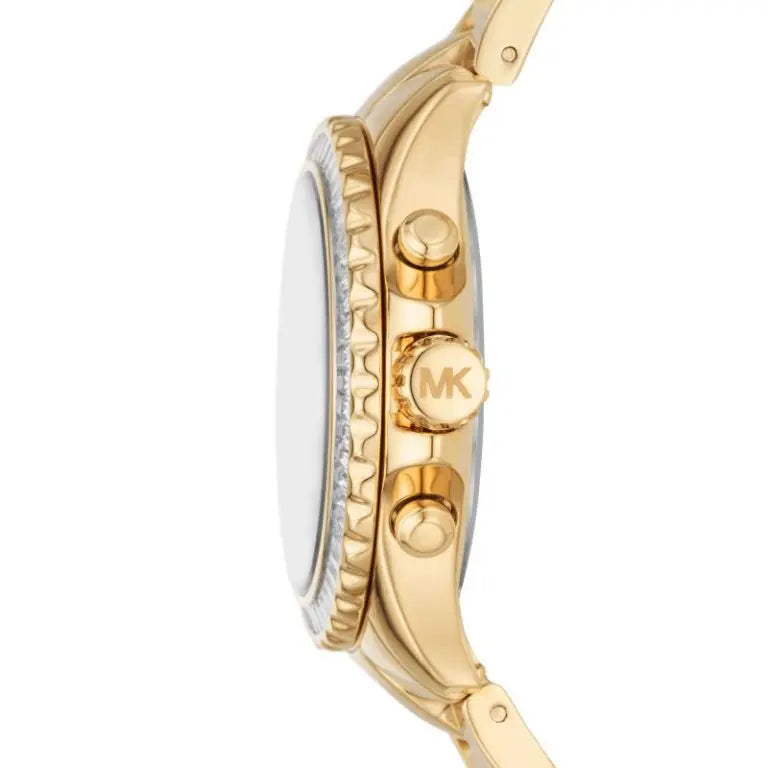 Michael Kors Women’s Quartz Gold Stainless Steel White Dial 36mm Watch MK7212