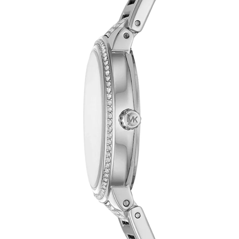 Michael Kors Women’s Quartz Stainless Steel Silver Dial 33mm Watch MK3984