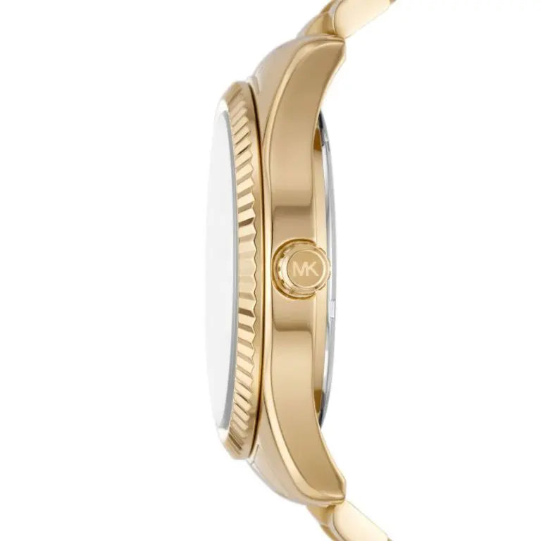 Michael Kors Men’s Quartz Gold Stainless Steel Gold Dial 45mm Watch MK8947