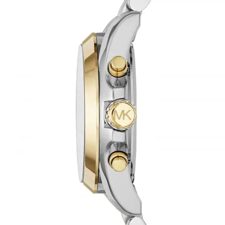 Michael Kors Women’s Quartz Two-tone Stainless Steel Silver Dial 39mm Watch MK5855