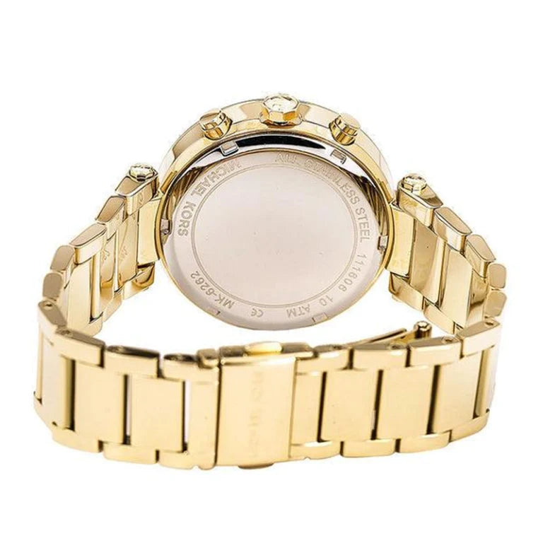 Michael Kors Women’s Quartz Gold Stainless Steel Blue Dial 39mm Watch MK6262