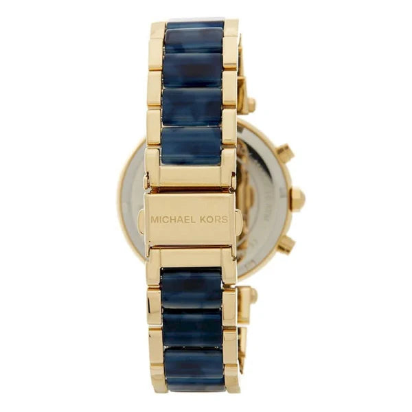 Michael Kors Women’s Quartz Two-tone Stainless Steel Gold Dial 39mm Watch MK6238