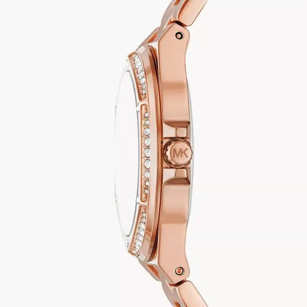 Michael Kors Women’s Quartz Rose Gold Stainless Steel Rose Gold Dial 37mm Watch MK7405