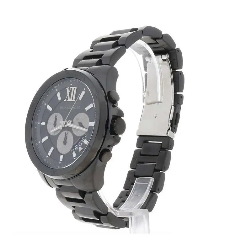 Michael Kors Men’s Quartz Stainless Steel Black Dial 45mm Watch MK8858