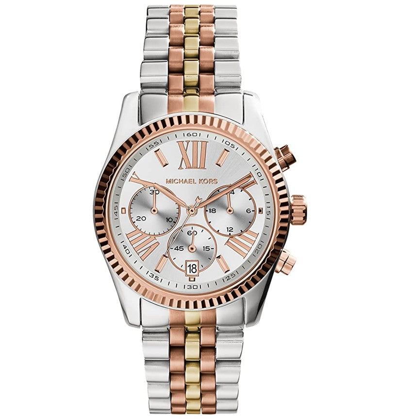 Michael Kors Women’s Quartz Stainless Steel Strap Silver Dial 38mm Watch MK5735