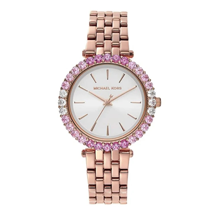 Michael Kors Women’s Quartz Stainless Steel White Dial 34mm Watch MK4517