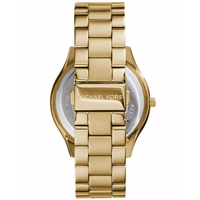 Michael Kors Women’s Quartz Gold Stainless Steel Champagne Dial 42mm Watch MK3179