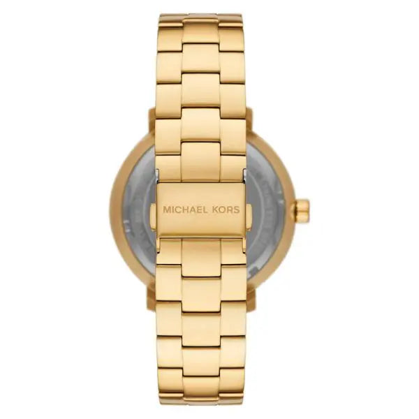 Michael Kors Men’s Quartz Gold Stainless Steel Black Dial 42mm Watch MK9136