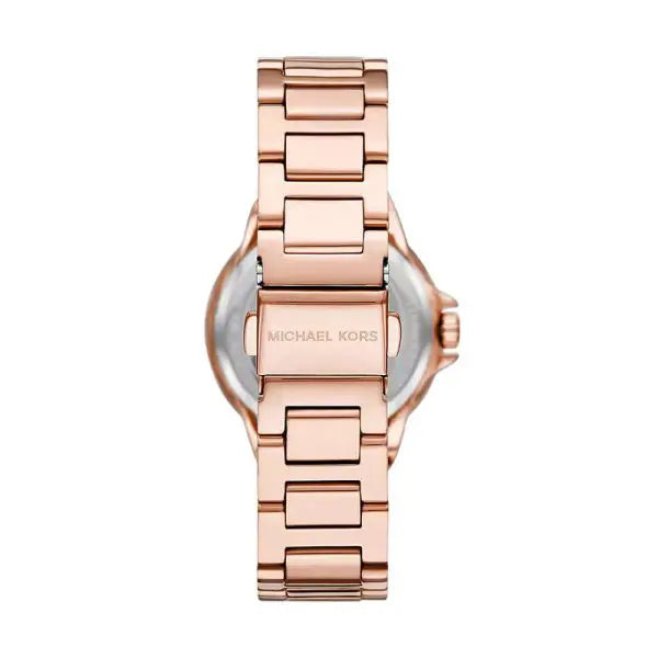 Michael Kors Women’s Quartz Rose Gold Stainless Steel Gunmetal Dial 33mm Watch MK6983