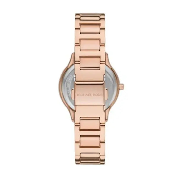 Michael Kors Women’s Quartz Rose Gold Stainless Steel Mother Of Pearl Dial 31mm Watch MK4823