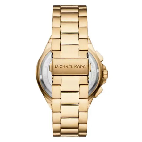 Michael Kors Men’s Quartz Gold Stainless Steel Gold Dial 45mm Watch MK8989