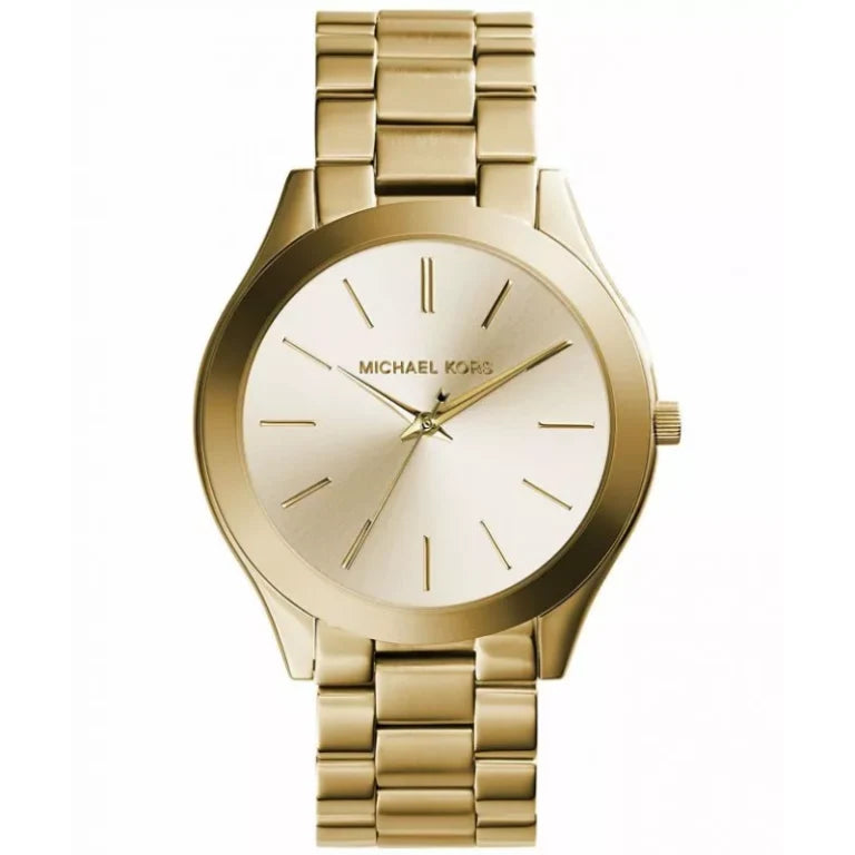 Michael Kors Women’s Quartz Gold Stainless Steel Champagne Dial 42mm Watch MK3179