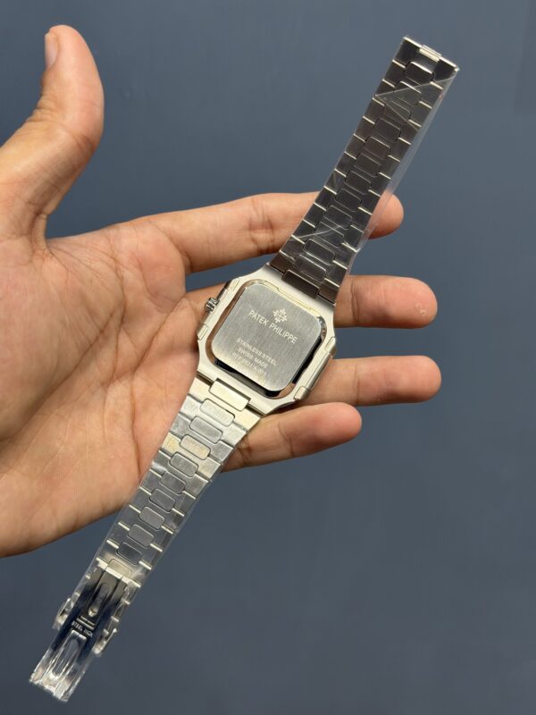 NEW COLLECTION SILVER WITH BROWN DIAL QUARTZ WATCH