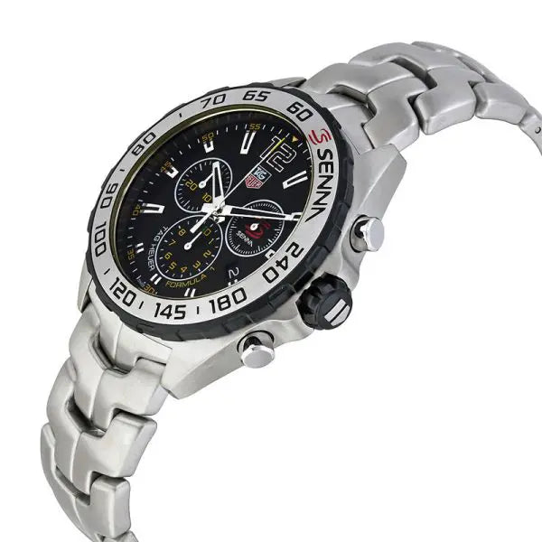 Tag Heuer Formula 1 Men’s Quartz Swiss Made Silver Stainless Steel Black Dial 43mm Watch CAZ1013.BA0883