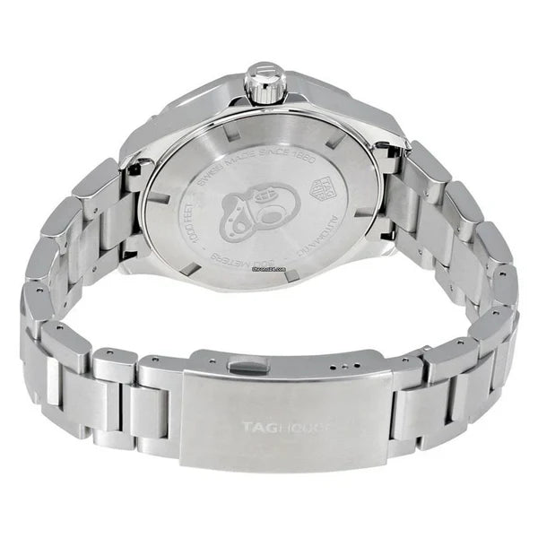 Tag Heuer Aquaracer Men’s Automatic Swiss Made Silver Stainless Steel Black Dial 43mm Watch WAY2010.BA0927