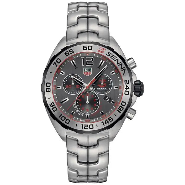 Tag Heuer Formula 1 Men’s Quartz Swiss Made Silver Stainless Steel Grey Dial 43mm Watch CAZ1012.BA0883